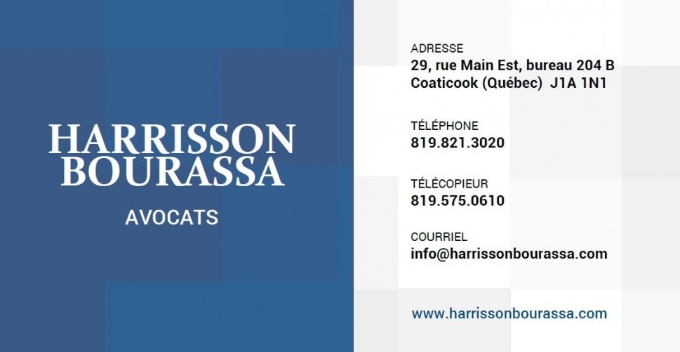 Harrisson Bourassa Avocats Coaticook